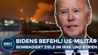 USA ÜBT VERGELTUNG: US-Streitkräfte greifen Ziele proiranischer Milizen im Iran und Syrien an