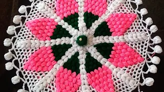 Wow!!So beautiful tablemat design/Crochet easy and Awesome tablemat#Wowcreation