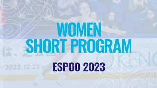 Women Short Program | Espoo 2023 | #EuroFigure