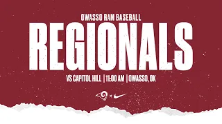 Owasso Ram Baseball Regionals vs Broken Arrow