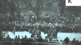 1937 King George VI Coronation, Rare Home Movies, UK Archive Footage 1930s