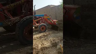 MTZ 50 tractor video with shaval