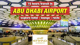 TRANSIT 10 JAM DI ABU DHABI AIRPORT DAPET HOTEL GRATIS! REVIEW LOUNGE - DUTY | ETIHAD AIRWAYS