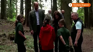 Britain's royals spend a day in the countryside