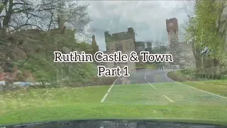 Ruthin Town & Castle North Wales Part 1, oh no a dead end!