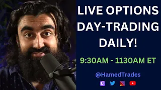 LIVE Day Trading Options! // SP500 Nasdaq 100 SPY Stock QQQ IWM Stock Market Analysis