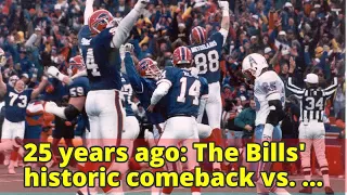 25 years ago: The Bills' historic comeback vs. Oilers