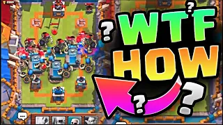 WTF HOW... REACTING TO CLASH ROYALE'S BIGGEST TROLL