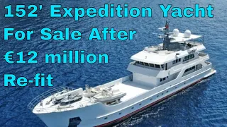 152' INACE Expedition/Explorer Yacht is now for Sale