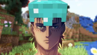 Eren Yeager in Minecraft