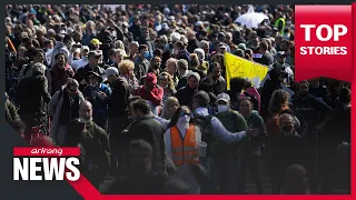 German police clash with anti-lockdown protesters as COVID-19 restrictions tighten globally