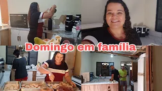 Recebemos visita| almoço de domingo| rotina da manhã 🍃 deixamos tudo pronto