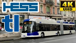 [Transport Lausanne: 20 Gare to Blécherette via Mont-Blanc] Carrosserie Hess LighTram 19 Trolleybus