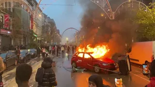 World Cup riots in Brussels after Morocco beat Belgium