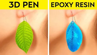 STUNNING DIY JEWELRY CRAFTS | Lovely Epoxy Resin Crafts, 3D Pen Hacks And Cool DIY Accessories