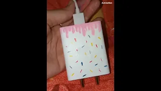 Painting on charger 😱 How to convert boring charger into creative ✨ #AJcreation #subscribe #share