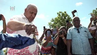 Fijian Prime Minister commissions the Island of Galoa Water Upgrading Project