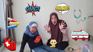 Drama Lucu 🤣🎈 Ibu Hamil Melahirkan Bayi Kembar 3 Di Tolong Dokter Tompel