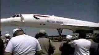 Concorde Landing in Oshkosh, Wi.