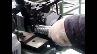 Square-lock flexible metal hose making machine - flexible conduit pipe machine