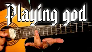 How beginner guitar play 'Playing God' by polyphia #beginnerguitar