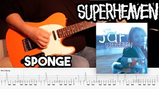Sponge Cover // Superheaven (Tabs on Screen)