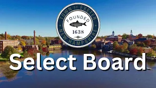 Select Board (Bond and Budget Hearing) - 01/16/24