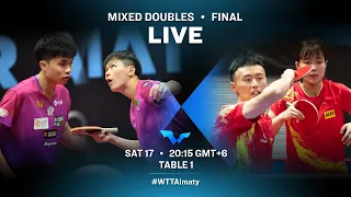 WTT Contender  Almaty 2022 | Day 3 | Table 1 | Mixed Doubles Final