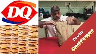 Dairy Queen Double Cheeseburger Challenge