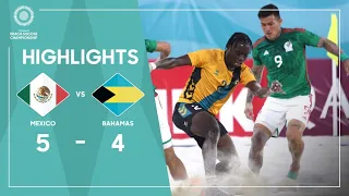 Mexico 5-4 Bahamas | Concacaf Beach Soccer Championship