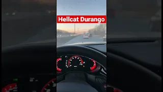 Hellcat Durango in Traffic #shorts #srt #mopar #hellcat