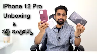 iPhone 12 Pro unboxing & First Impressions in Telugu