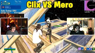 Clix VS Mero 2v2 TOXIC Fights w/ Cooper & Khanada!