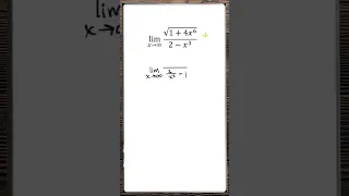 Limit solving (limit at infinity of a rational function)