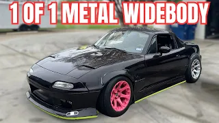 Making a CUSTOM 1-of-1 Miata Metal Widebody - Pt. 2