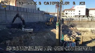 Hidromek & Caterpiller & Jcb İş Makinelerini Arı Gibi Calışıyorlar Maşallah