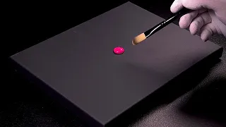 How to draw a galaxy in 5 minutes / Dishwashing sponge painting technique / Acrylic painting