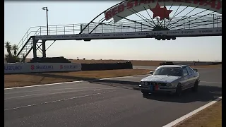 E34 M5 race car on track