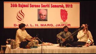 Sitar maestro Ustad Shahid Parvez Khan, accompanied on tabla by Ustad Akram Khan