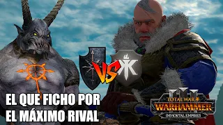 FICHÓ POR EL MÁXIMO RIVAL... TOTAL WAR WARHAMMER 3 #567 BATALLA KISLEV VS CAOS