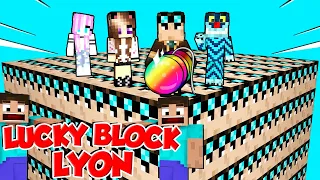 LUCKY BLOCK GIGANTI DI LYON SU MINECRAFT!!!