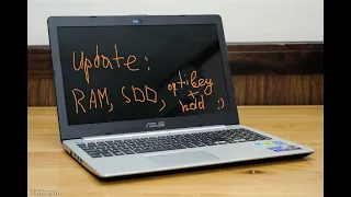 Update ASUS K551L   RAM, SSD, optibey  Апгрейд компа