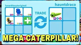 😱🐛NO WAY! SHOULD I ACCEPT THIS TRADE OR NO, FOR THEIR MEGA CATERPILLAR? ADOPT ME 2024 #adoptmetrades