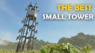 The BEST Small Turret Tower Design | ARK: Survival Ascended