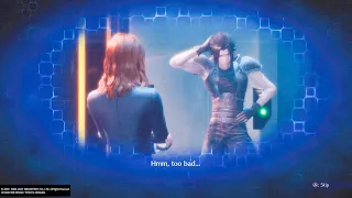 Crisis Core: FFVII Reunion, Zack asks Cissnei if she wants to have dinner with him (DMW Memory)