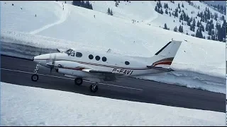 World's Most Exotic Airport With Short Runway: Altiport Courchevel Ski Resort French Alps