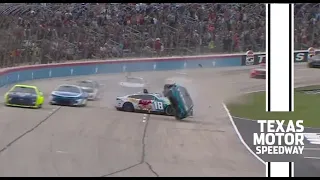 Ross Chastain plows into Kyle Busch and Chase Elliott at the All-Star Race | NASCAR