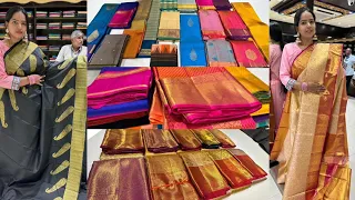 Kanchipuram Pachaiyappas Pure Wedding Silk Sarees | Traditional Zari weaving Copper Pattu Sarees