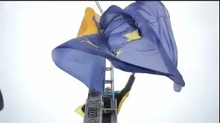 На Високому Замку у Львові підняли прапор ЄС
