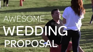 AWESOME WEDDING PROPOSAL - School Teacher Gets A Big Surprise